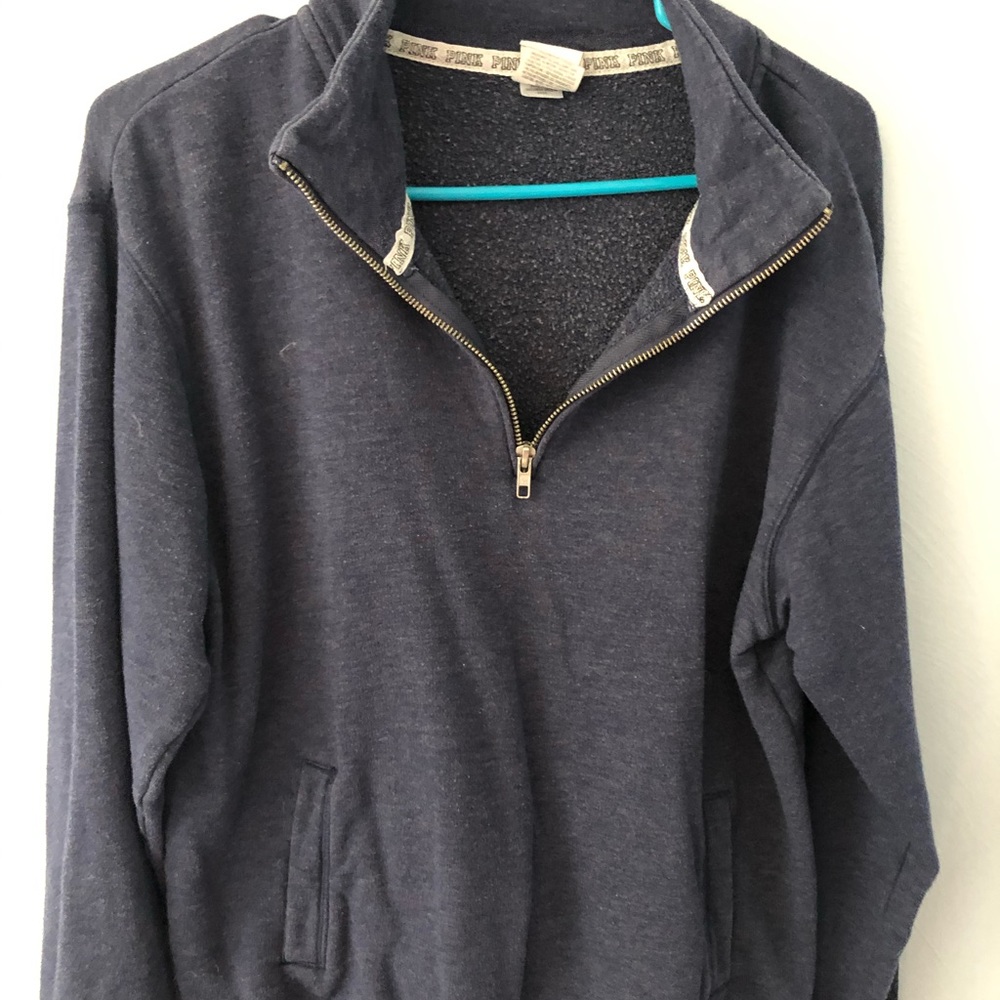 “Pink” quarter zip